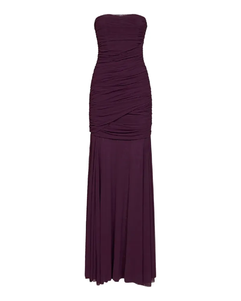 Amen gathered strapless maxi dress - Violett Violett
