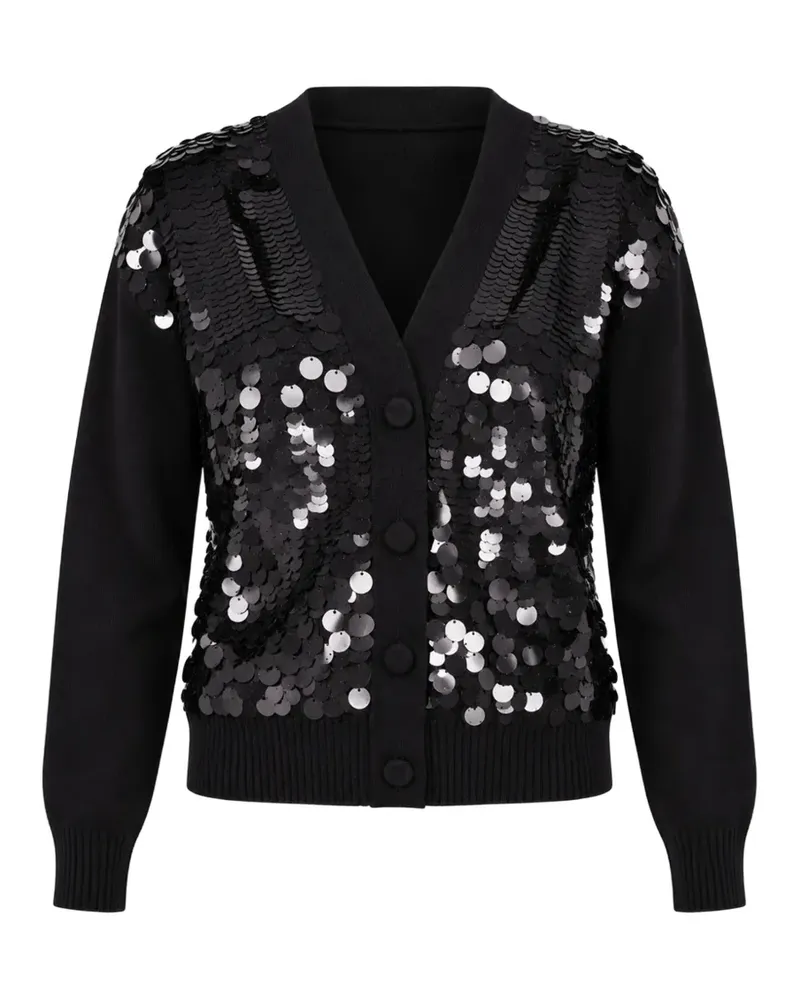 Kocca Cuniberto sequin-embellished cardigan - Schwarz Schwarz
