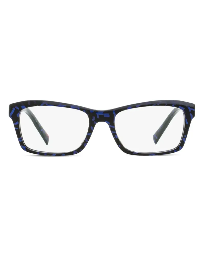 Alain Mikli Brille mit eckigem Gestell - Blau Blau