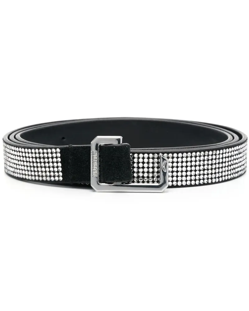 Zadig & Voltaire La Cecilia 15mm crystal belt - Schwarz Schwarz