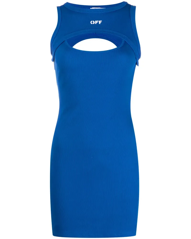 OFF-WHITE Klassisches Minikleid - Blau Blau
