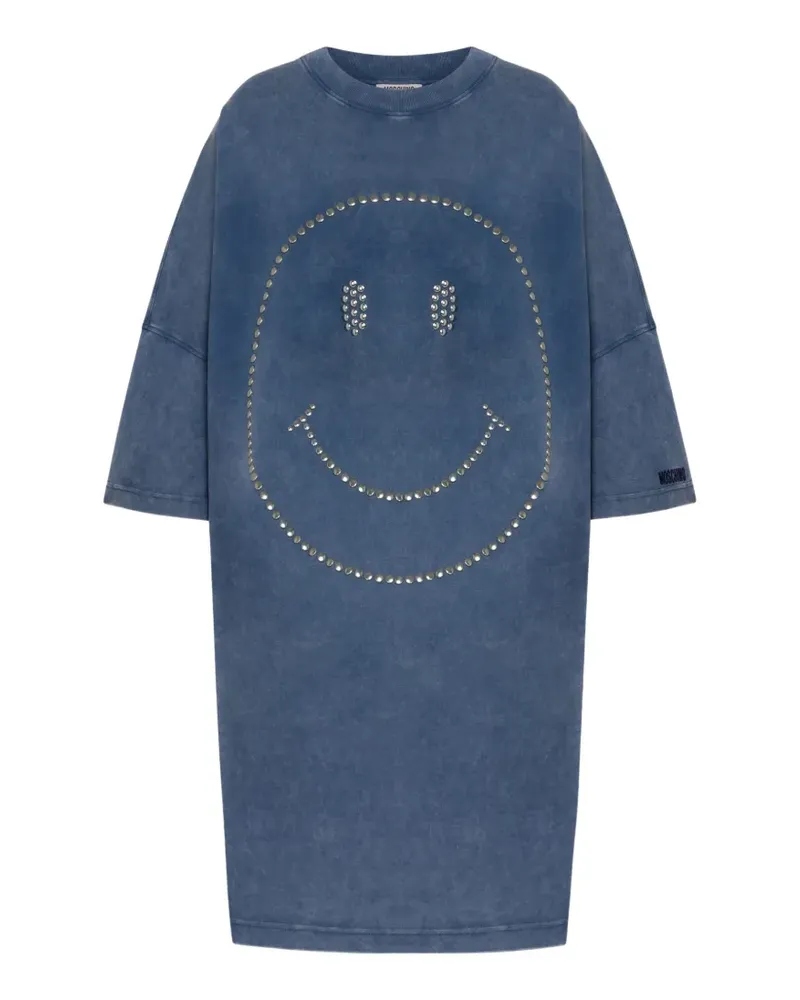 Moschino x Smiley® Minikleid - Blau Blau
