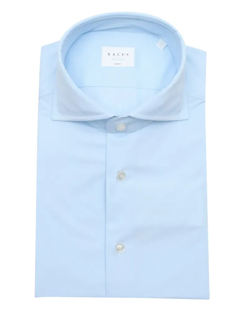 XACUS Hemd mit Knopfleiste - Blau Blau