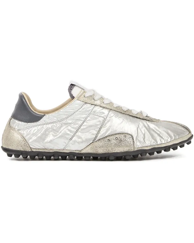 Maison Margiela Sneakers in Metallic-Optik - Silber Silber