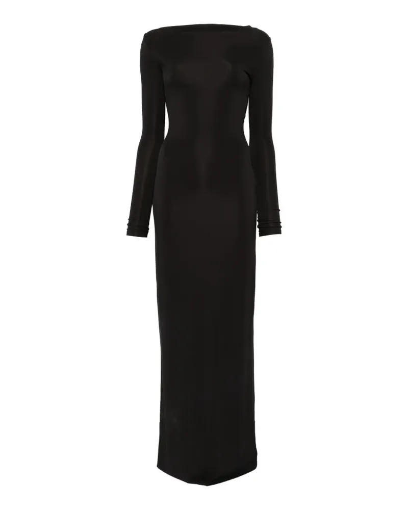 Cult Gaia Armand Maxikleid mit langen Ärmeln - Schwarz Schwarz