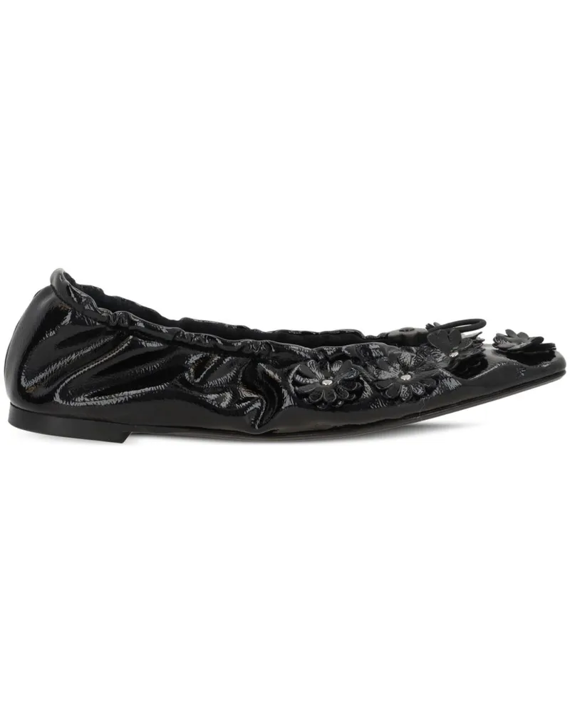 Cecilie Bahnsen Orbella Ballerinas - Schwarz Schwarz