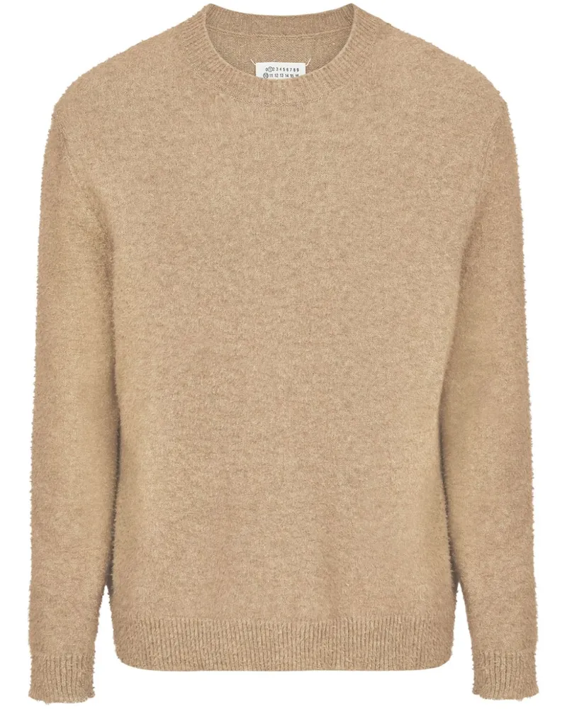 Maison Margiela Pullover mit Rundhalsausschnitt - Nude Nude