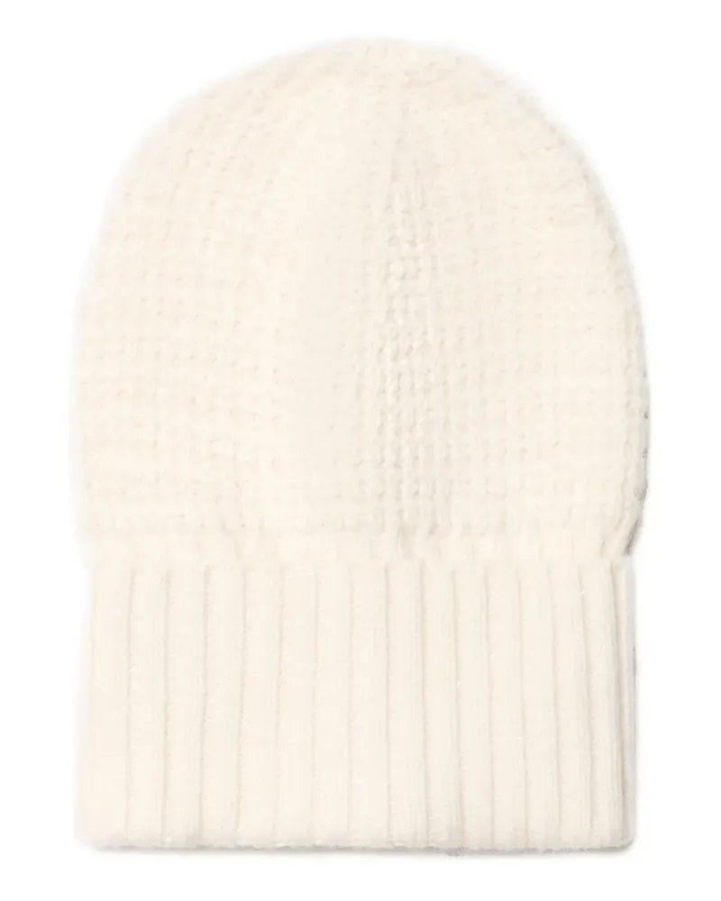 Fabiana Filippi virgin wool beanie hat - Weiß Weiß