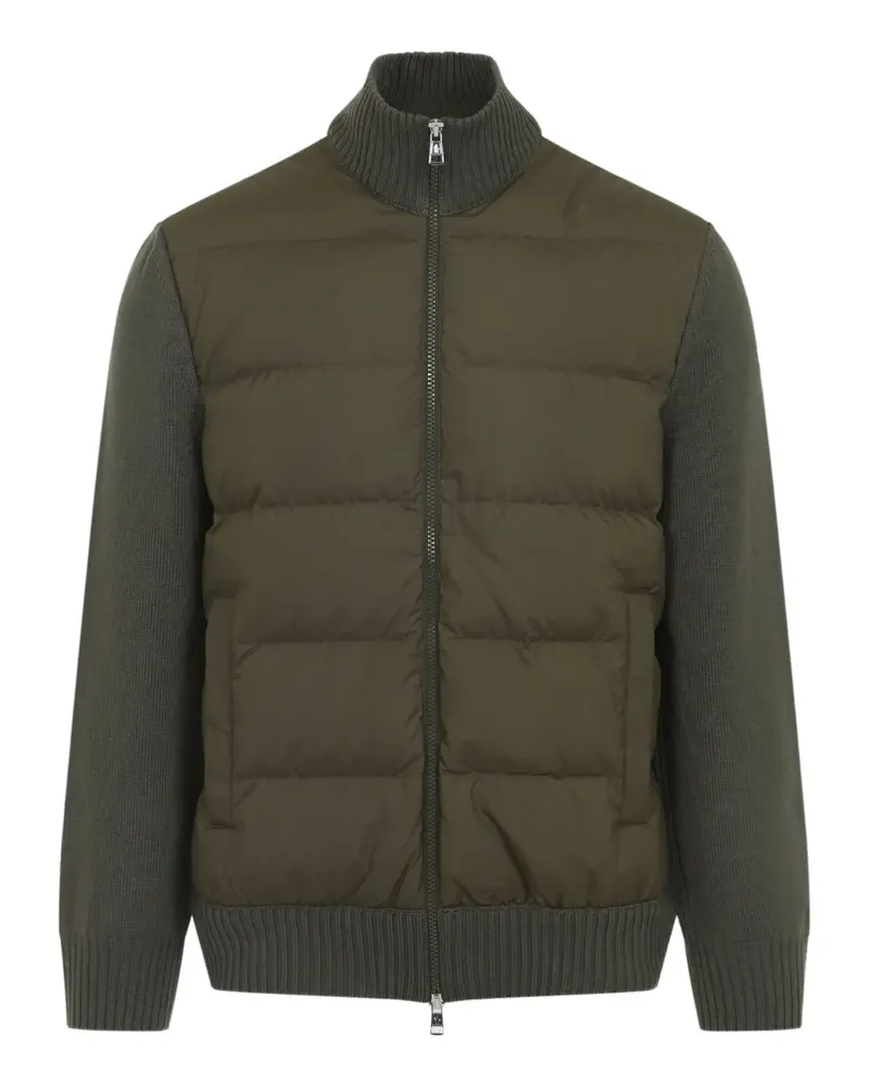 Moncler padded zip-up - Grün Grün
