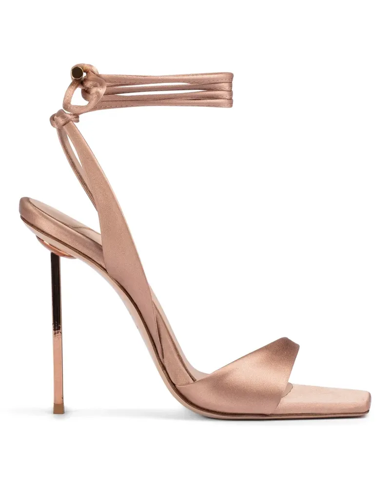 Le Silla Nyra Sandalen mit Schnürung - Nude Nude