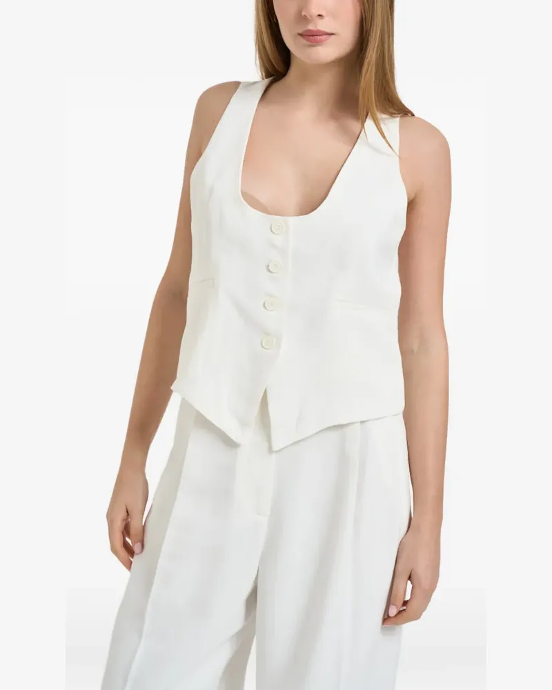 IRO buttoned waistcoat - Nude Nude