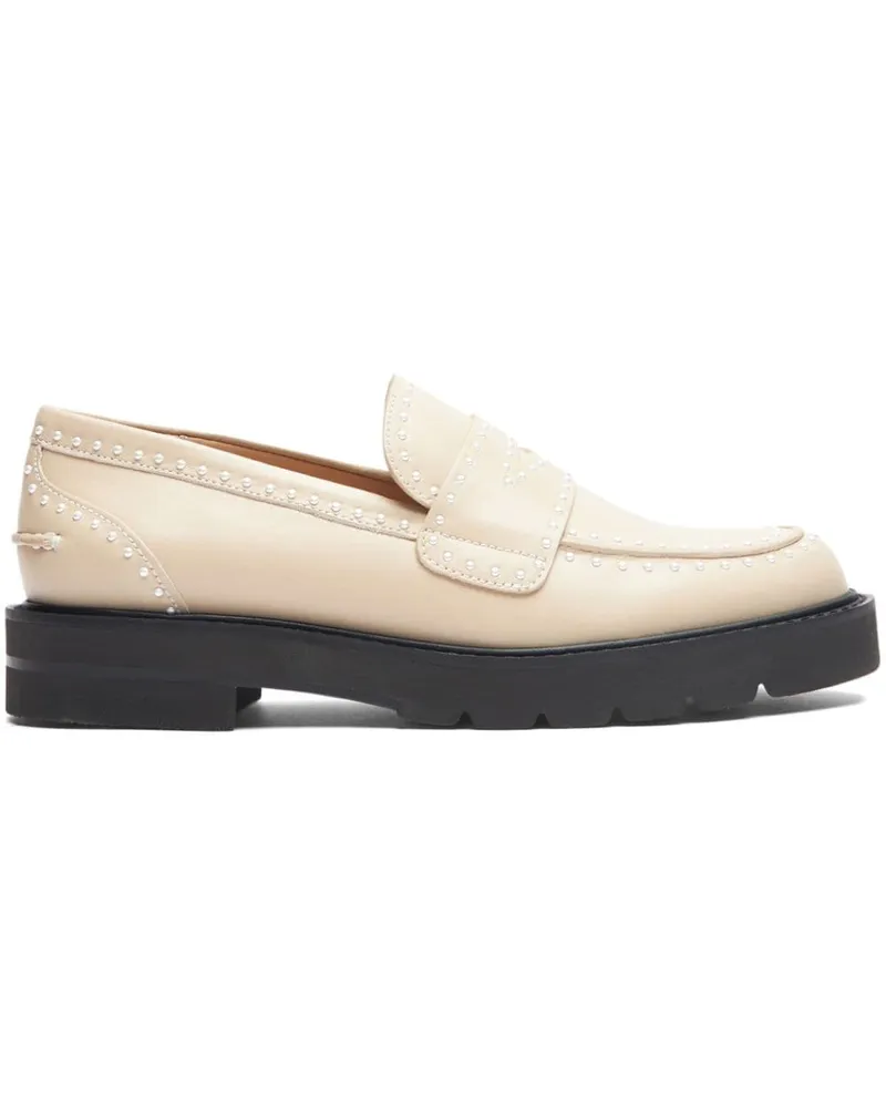 Stuart Weitzman Parker Lift Loafer - Nude Nude