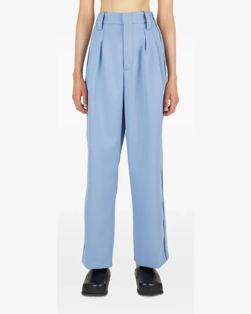 Meryll Rogge Hose mit Gürtelschlaufen - Blau Blau