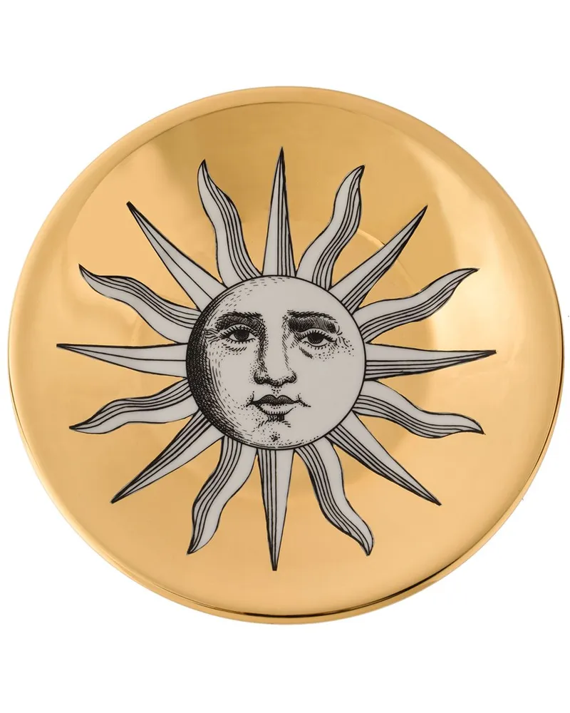 Fornasetti Sun' Schüssel Gold