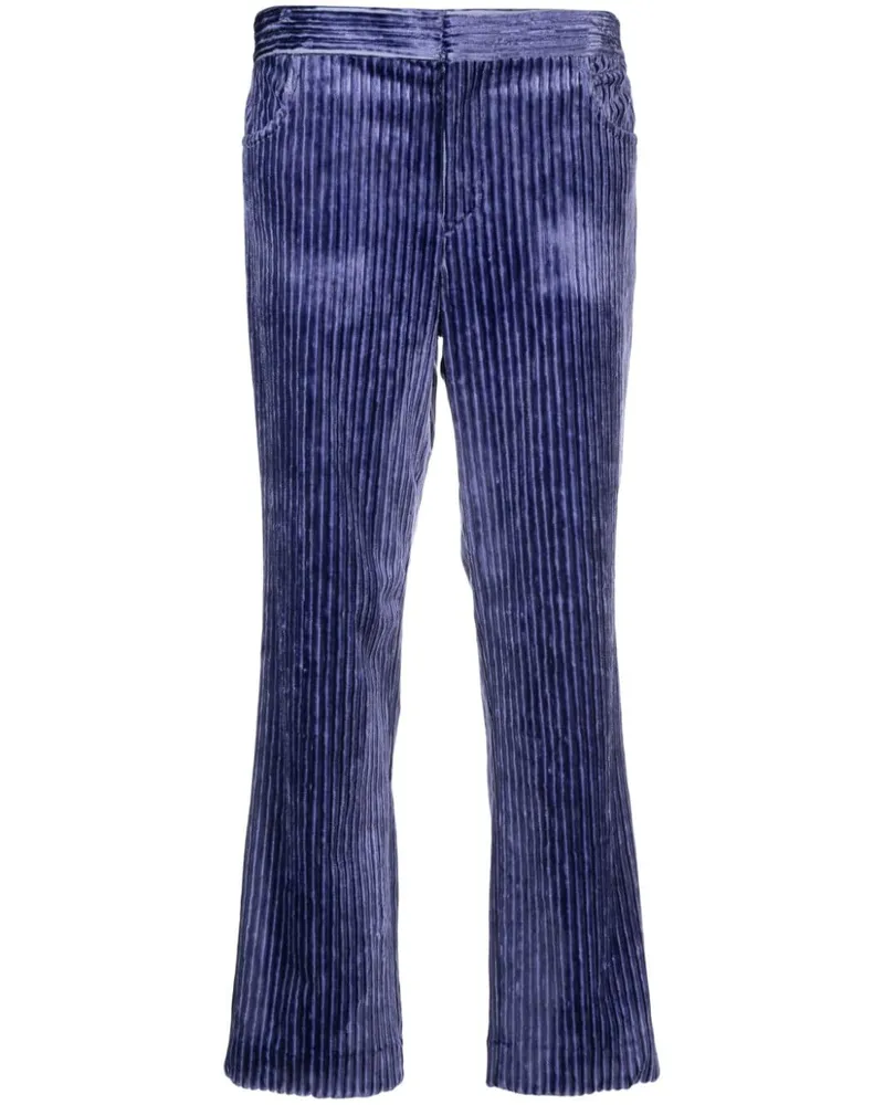 Isabel Marant Dolan Cropped-Hose aus Cord - Violett Violett