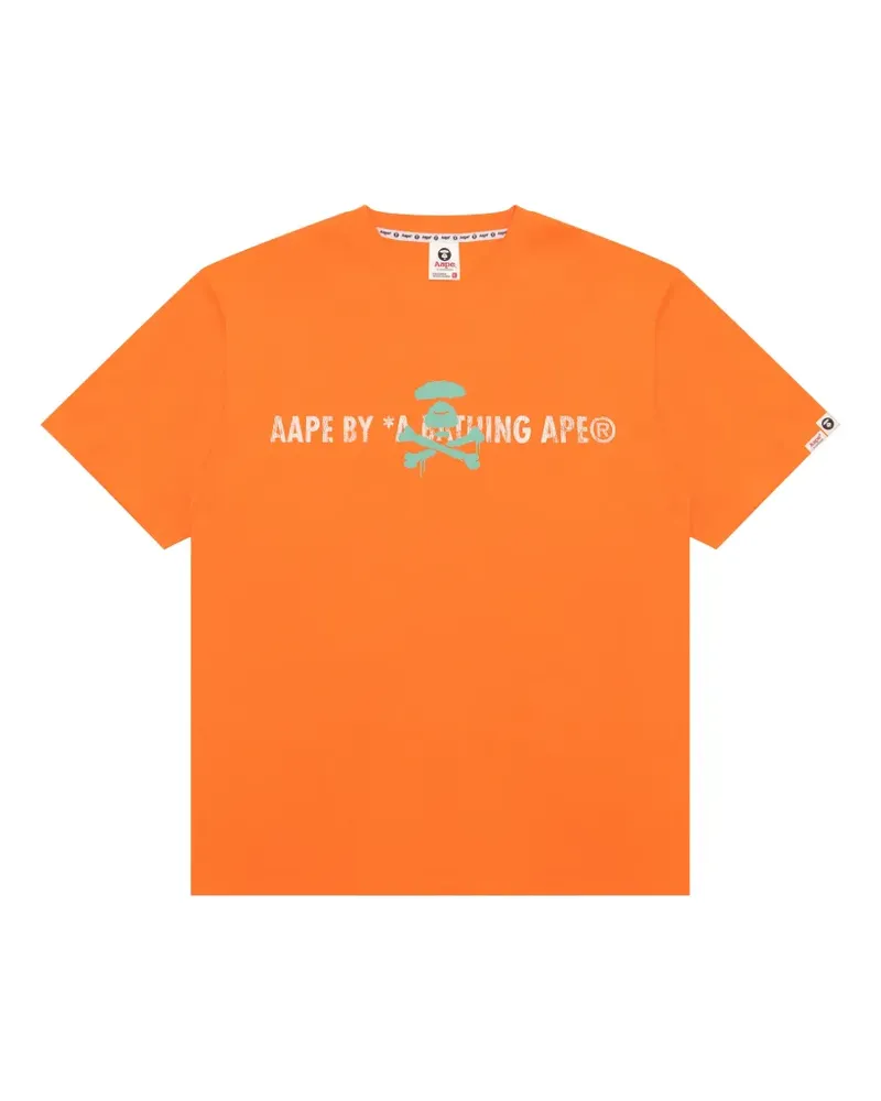 BAPE T-Shirt mit Print - Orange Orange