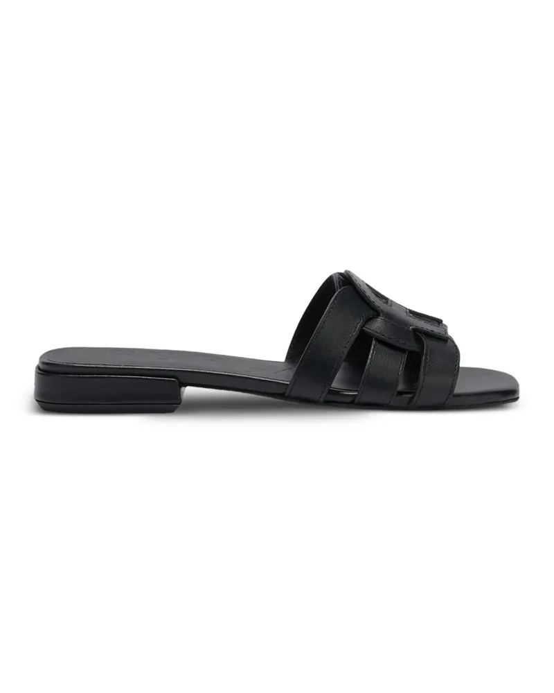 Furla Summer leather sandals - Schwarz Schwarz