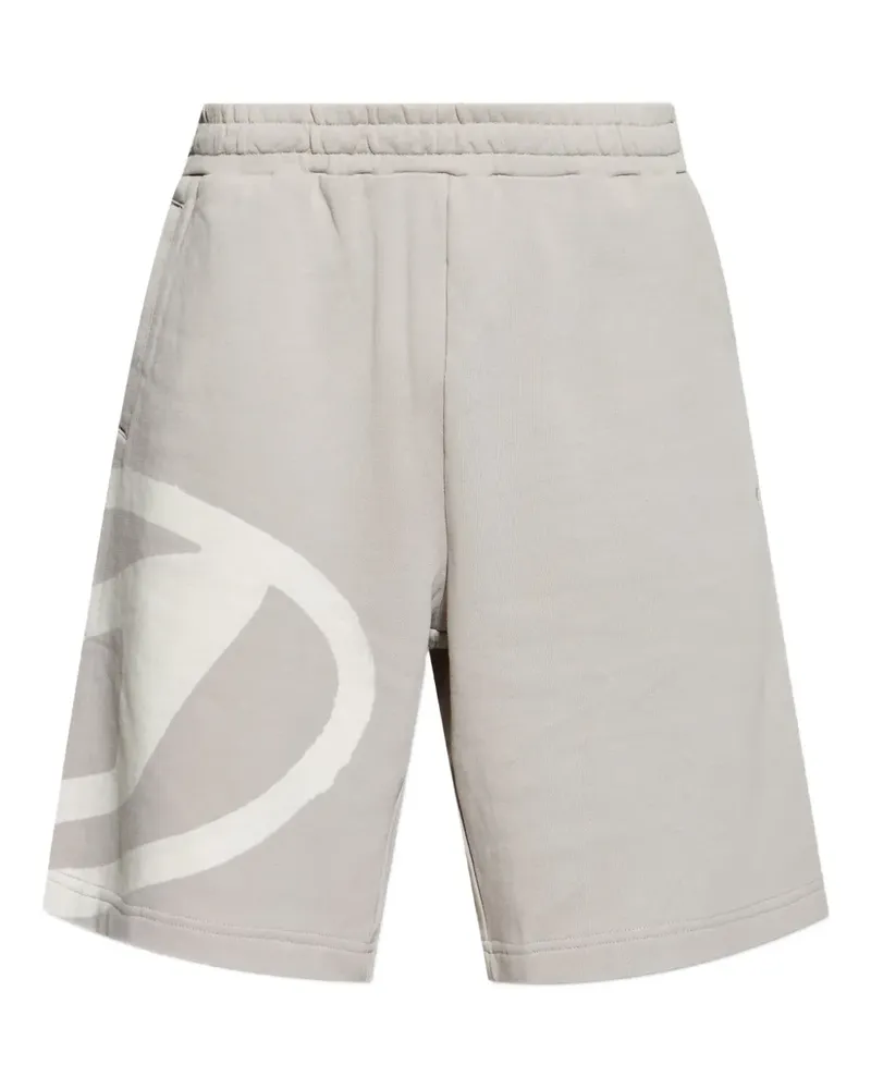 Diesel Crow Shorts mit Kordelzug - Grau Grau