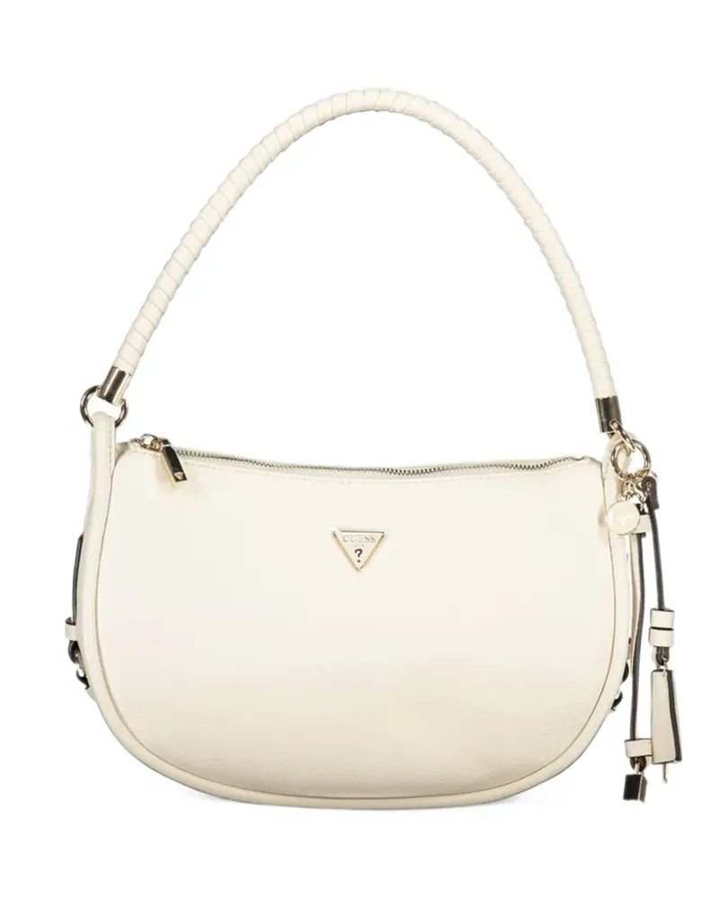 Guess Danya Tote Bag mit geflochtenem Riemen - Weiß Weiß