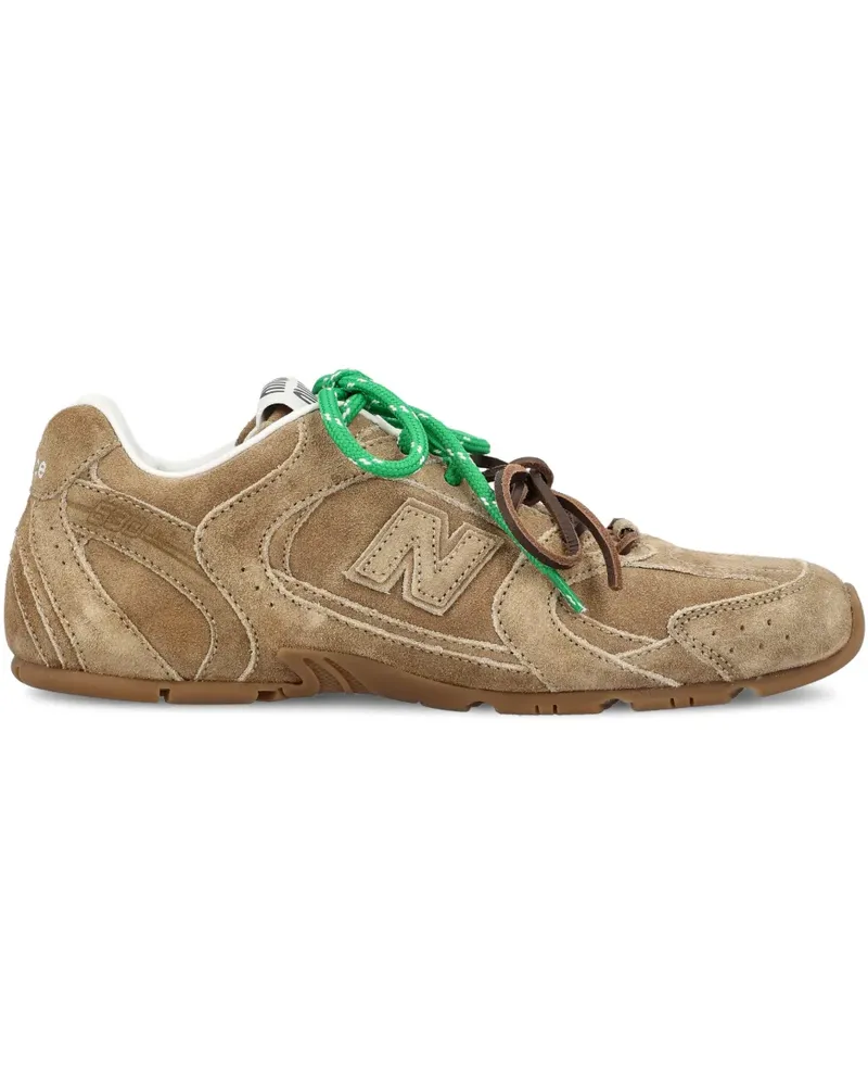 New Balance x Miu Miu 530 SL Sneakers aus Wildleder - Nude Nude