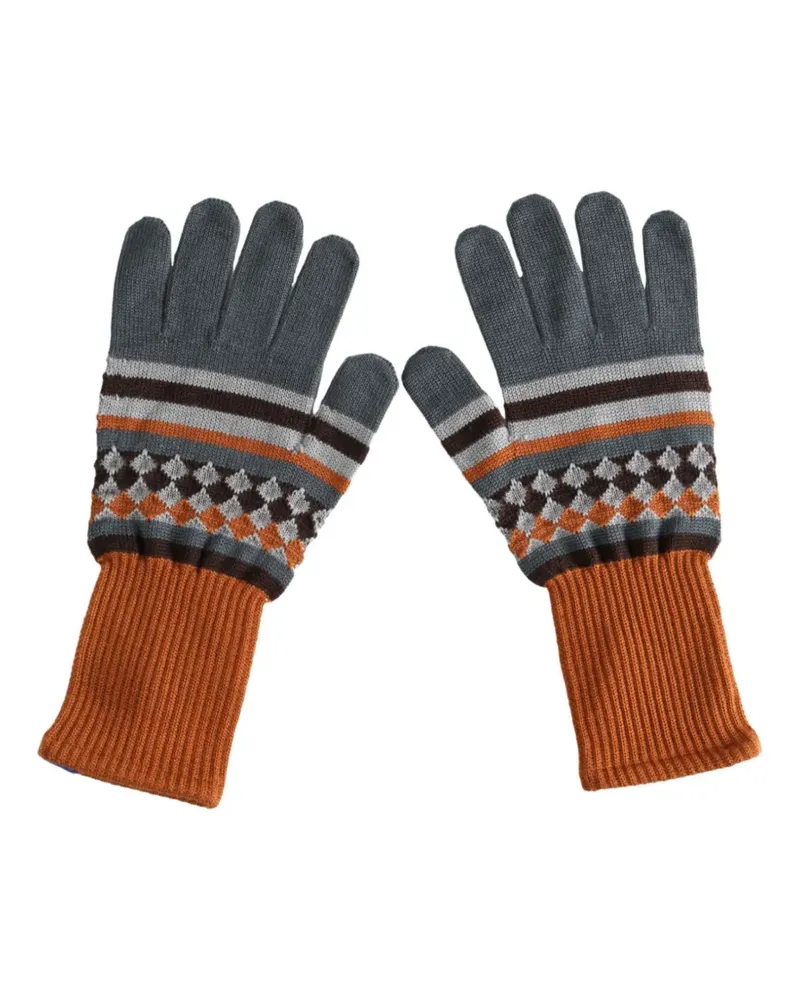Asics Aquifolia striped-detail gloves - Grau Grau
