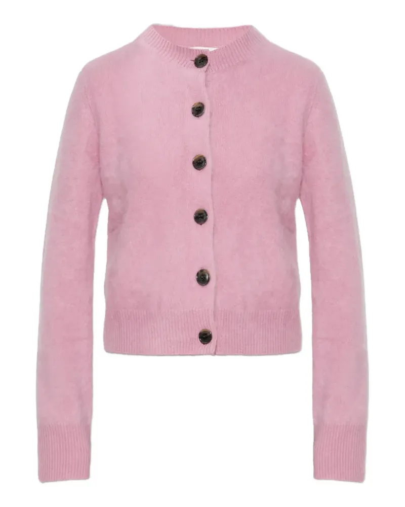 Lisa Yang brushed button cardigan - Rosa Rosa