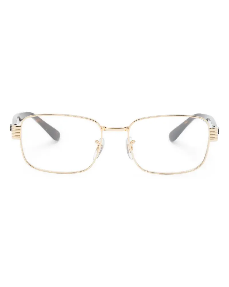 Ray Ban Brille mit eckigem Gestell - Gold Gold