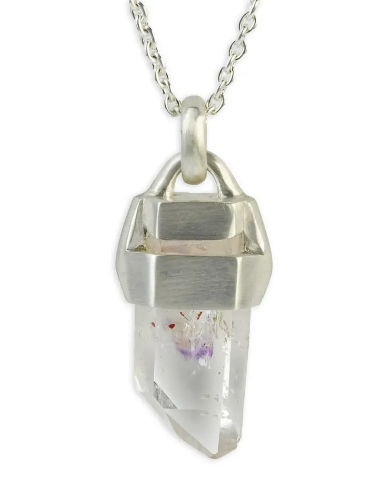 Parts Of Four Talisman amethyst necklace - Silber Silber
