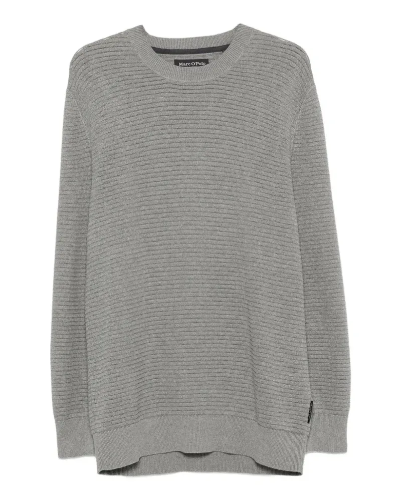 Marc O'Polo Strukturierter Strickpullover - Grau Grau