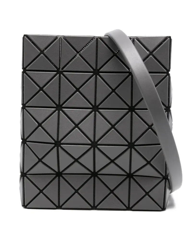 Issey Miyake Prism Matte Schultertasche - Grau Grau