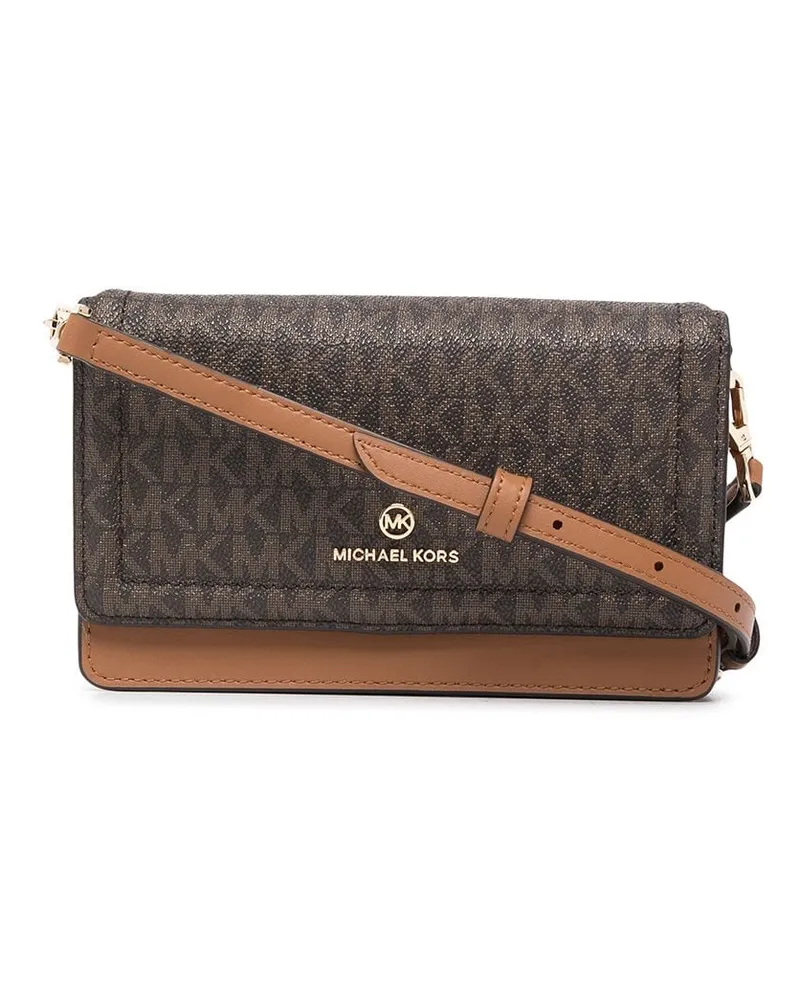 Michael Kors Jet Set Umhängetasche mit Logo - Braun Braun