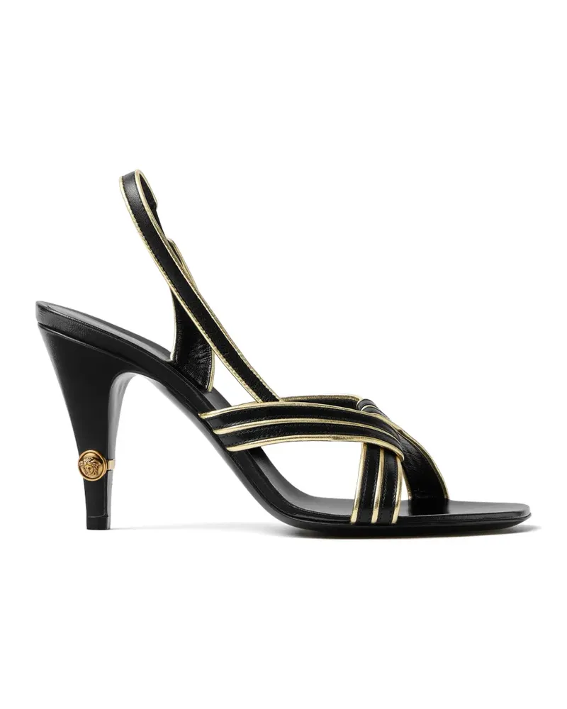 Versace Gianni nappa sandals 90 mm - Schwarz Schwarz