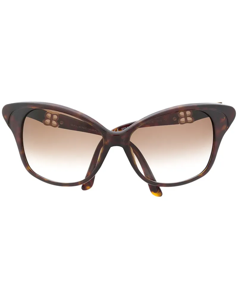 Balenciaga BB' Sonnenbrille - Braun Braun