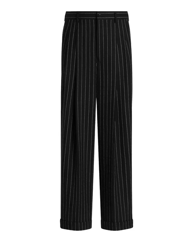 Dolce & Gabbana Hose mit Nadelstreifen - Schwarz Schwarz