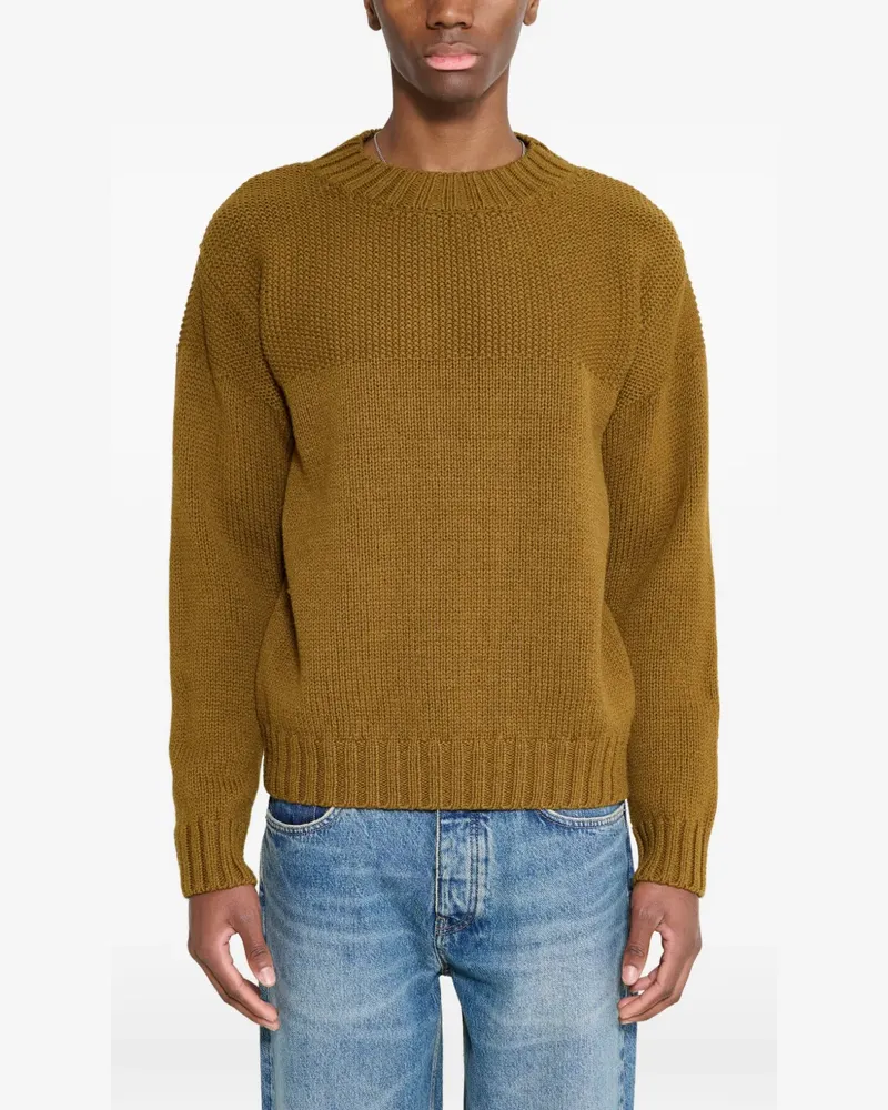 Margaret Howell Fisherman Pullover aus Merinowolle - Gelb Gelb