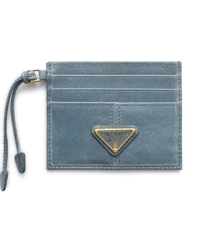 Prada Klassisches Kartenetui - Blau Blau