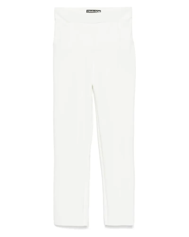 Chiara Boni Klassische Tapered-Hose - Weiß Weiß