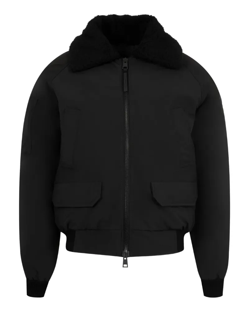 Canada Goose Chilliwack Bomberjacke mit Fleece-Kragen - Schwarz Schwarz