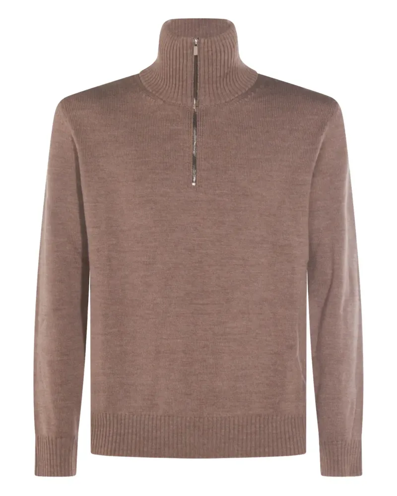 Altea zip-fastening sweater - Nude Nude