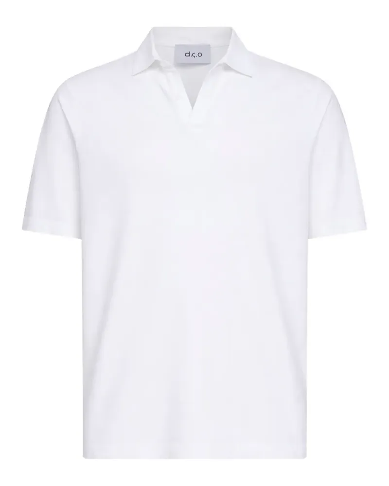 D4.0 cotton polo shirt - Weiß Weiß