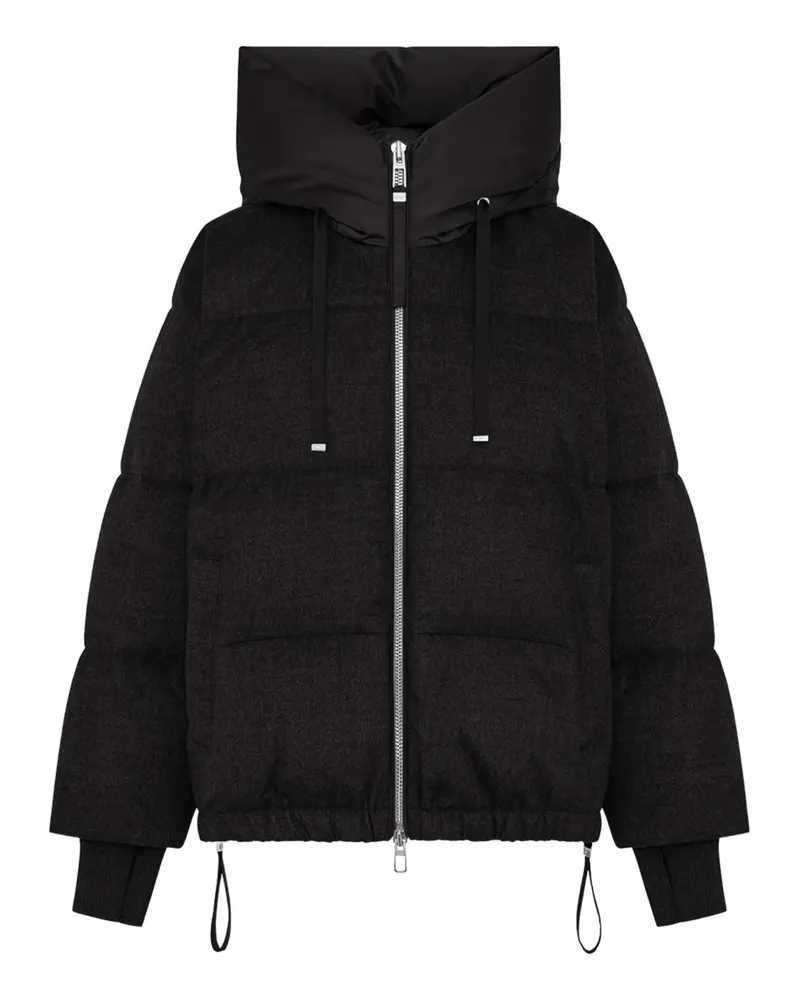 DUNO Heka hooded puffer jacket - Braun Braun