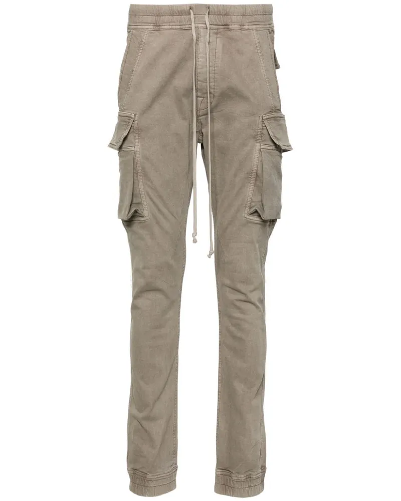 DRKSHDW by Rick Owens Halbhohe Mastodon Cut Slim-Fit-Hose Grau