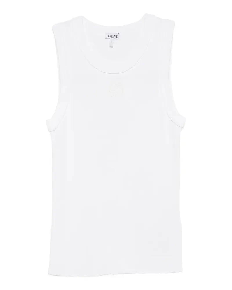 Loewe Anagram Tanktop - Weiß Weiß