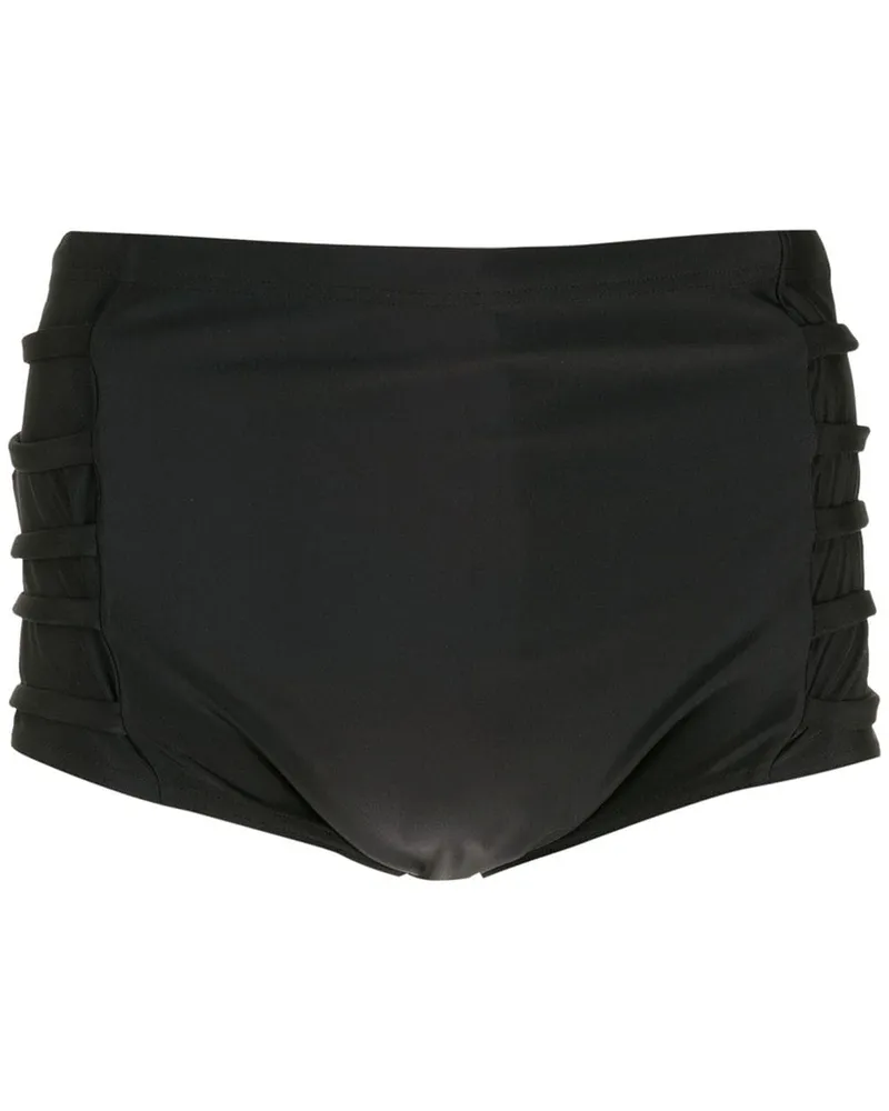 Amir Slama Klassische Badehose - Schwarz Schwarz