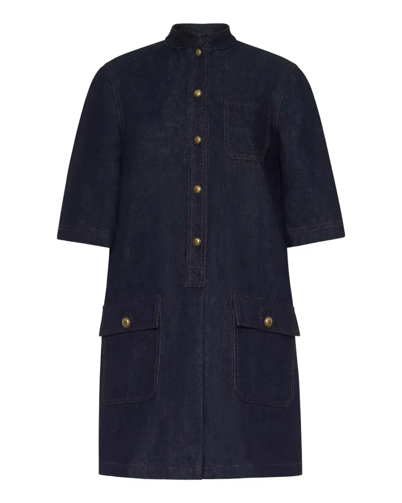 Adam Lippes Lauder denim midi dress - Blau Blau