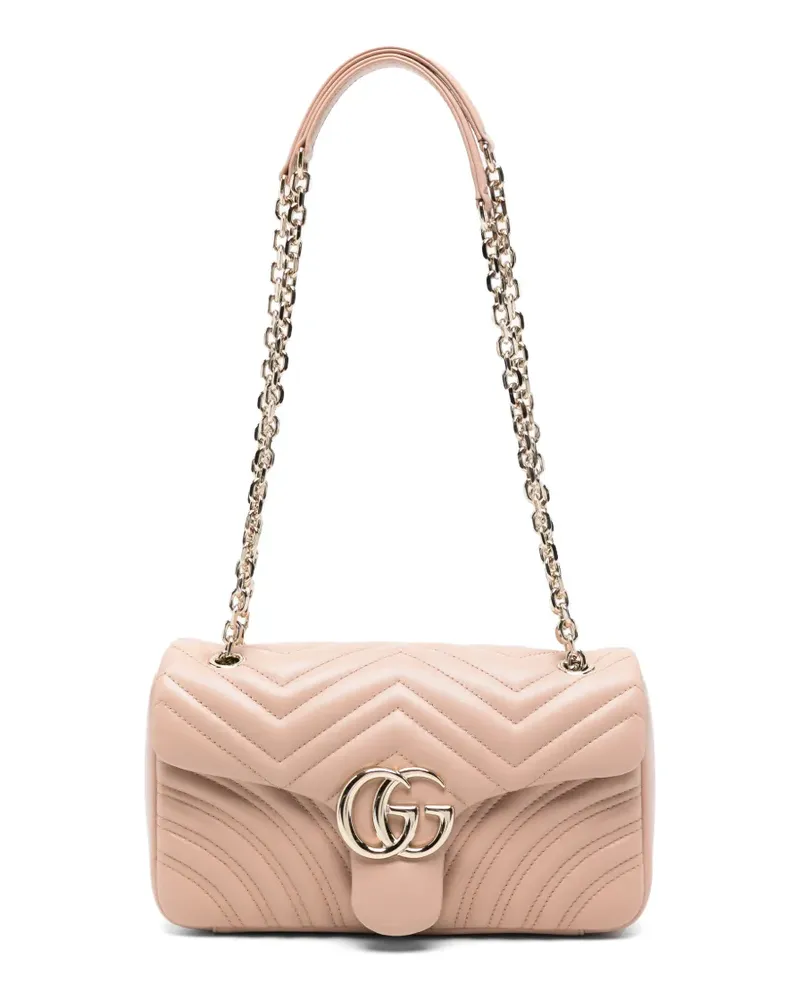 Gucci Mittelgroße GG Marmont Schultertasche - Rosa Rosa