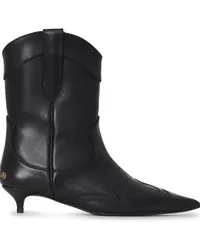 Anine Bing Rae Stiefel mit Logo-Schild Schwarz