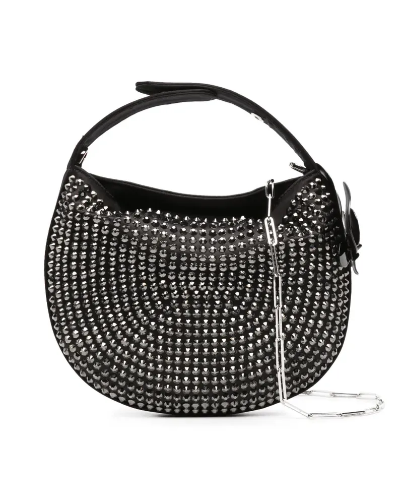 Genny Mini-Tasche mit Kristallen - Schwarz Schwarz