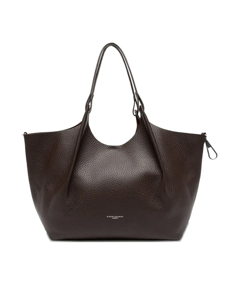 Gianni Chiarini Dua Schultertasche aus grobgekörntem Leder - Braun Braun