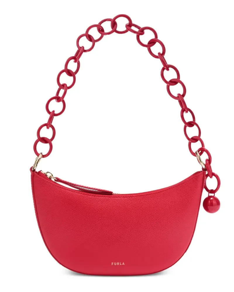 Furla Mini Sfera Tasche mit Kettendetail - Rot Rot